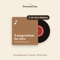 PersonalTune personalised song, 24-hour delivery